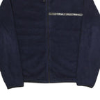 NAUTICA Mens Navy Blue Polyester Jacket L Zip Plain Casual Outdoor