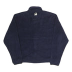 NAUTICA Mens Navy Blue Polyester Jacket L Zip Plain Casual Outdoor