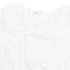 Womens Corset White Strapless XS