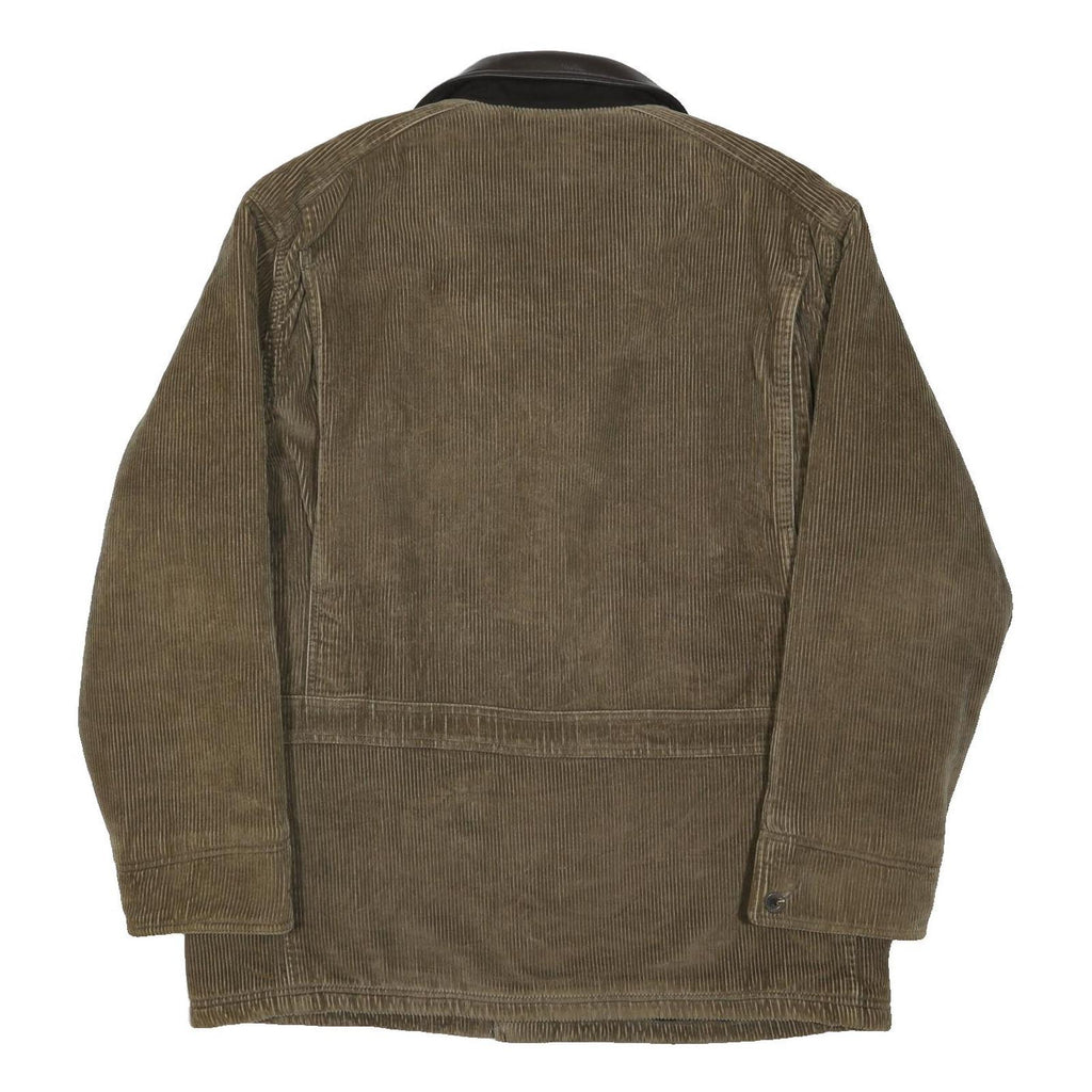 CHAPS RALPH LAUREN Mens Brown & Dark Brown Corduroy Button Jacket XL Cotton