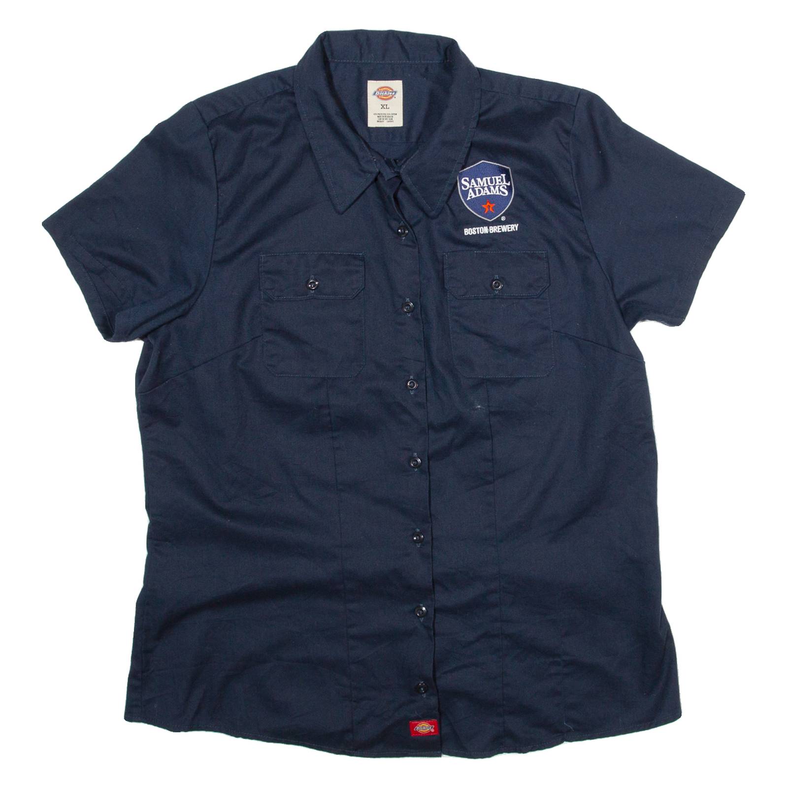 DICKIES Womens Worker Shirt Blue XL