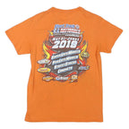 Mens Orange Bristol Motor Speedway Graphic T-Shirt XS Short Sleeve Crew Neck