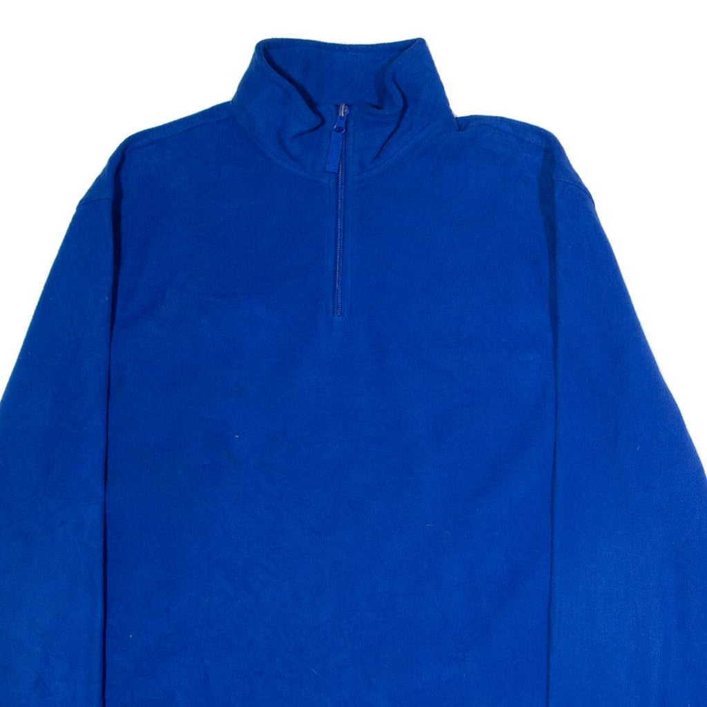 STARTER Mens Fleece Blue 1/4 Zip M
