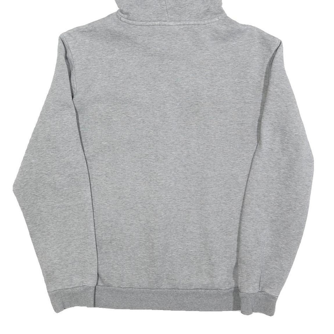 PUMA Mens Grey Hoodie S Cotton Blend Pullover Sweatshirt Sports Casual