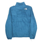 THE NORTH FACE Womens Blue Jacket M Polyester Fleece Zip Outdoor Casual Warm