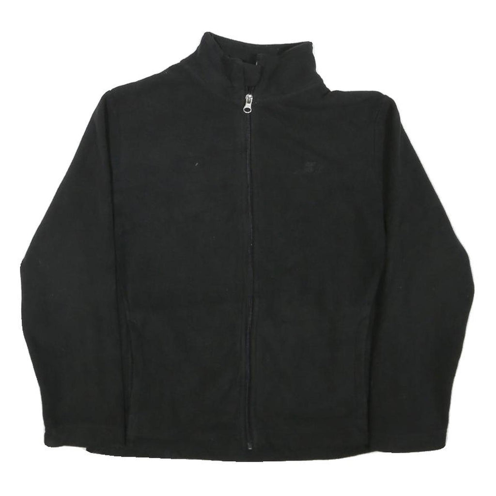 STARTER Womens Black Jacket S Polyester Blend Plain Zip Casual Outerwear