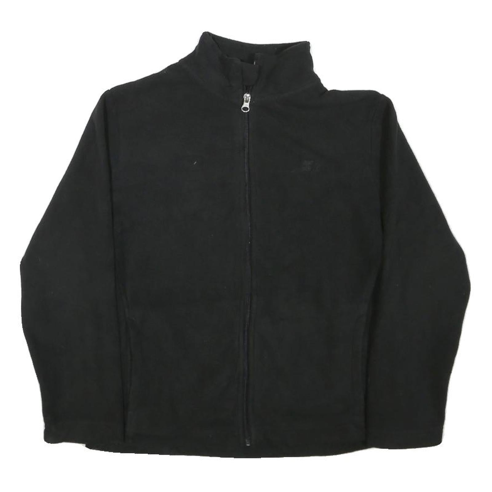 STARTER Womens Black Jacket S Polyester Blend Plain Zip Casual Outerwear