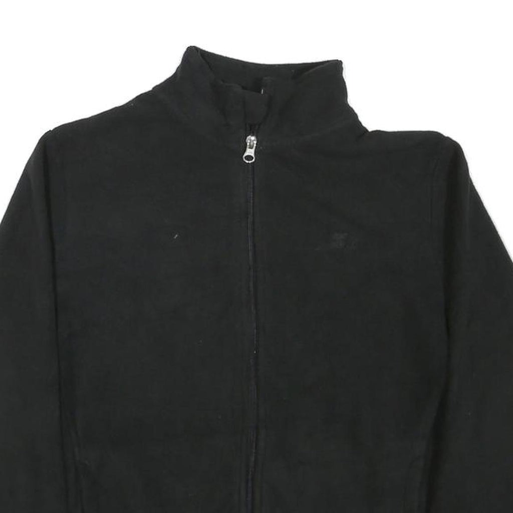STARTER Womens Black Jacket S Polyester Blend Plain Zip Casual Outerwear