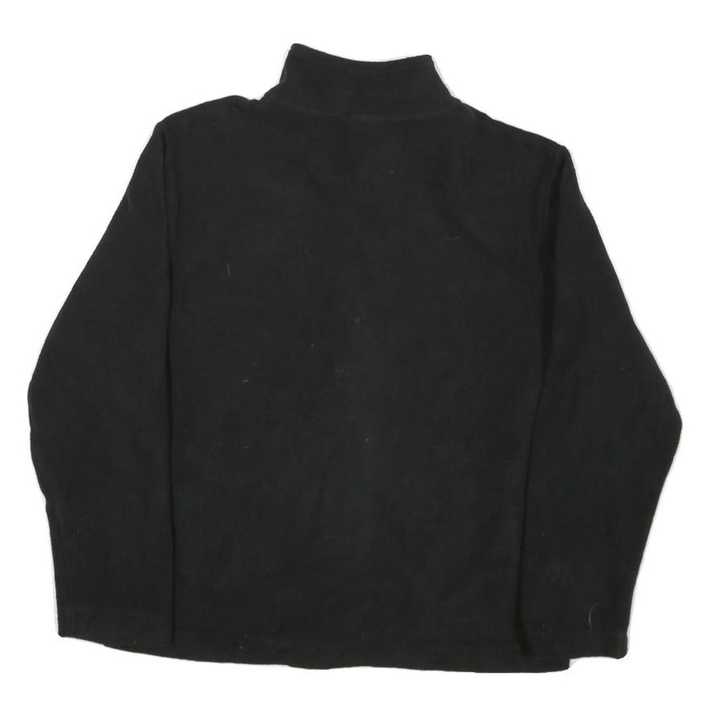 STARTER Womens Black Jacket S Polyester Blend Plain Zip Casual Outerwear