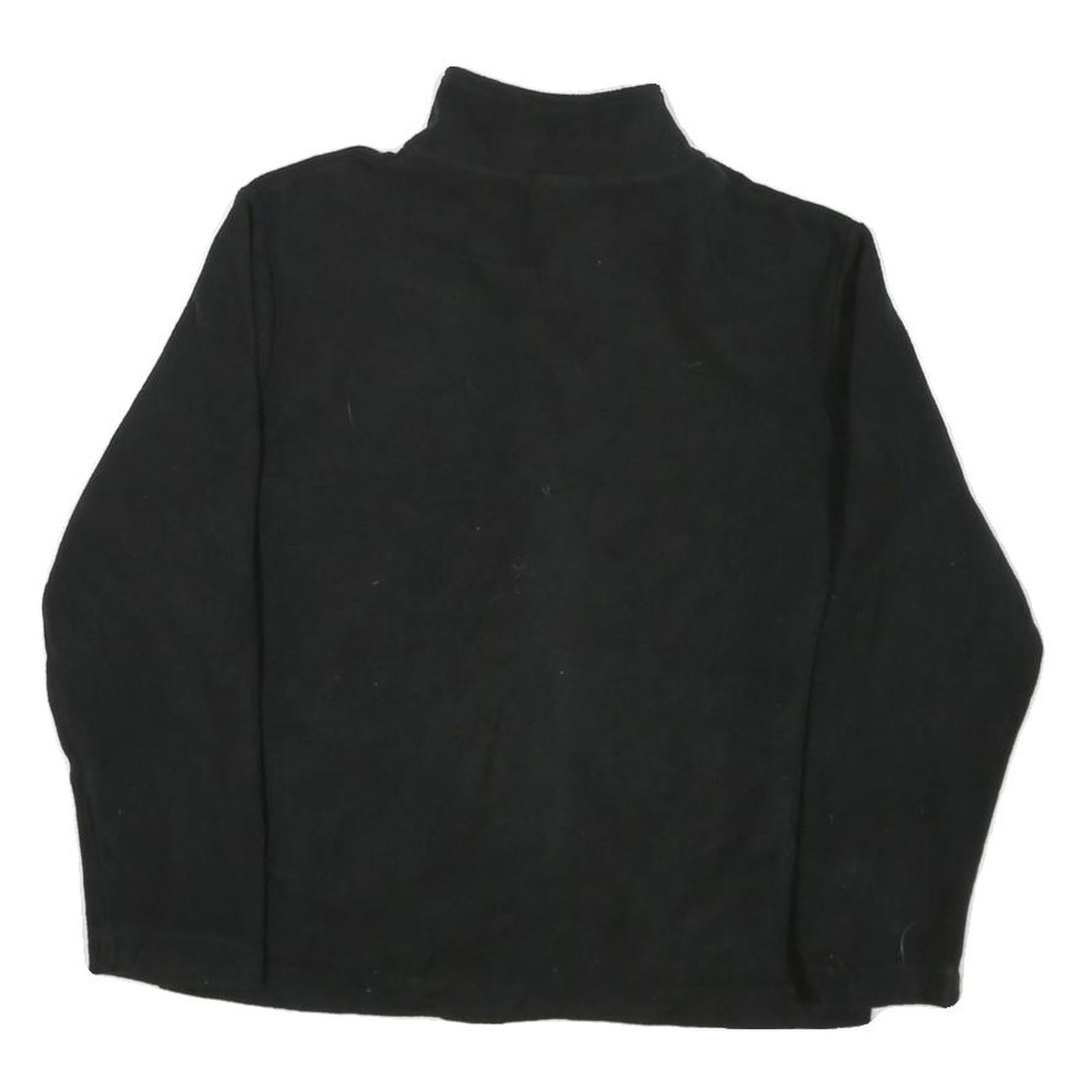 STARTER Womens Black Jacket S Polyester Blend Plain Zip Casual Outerwear