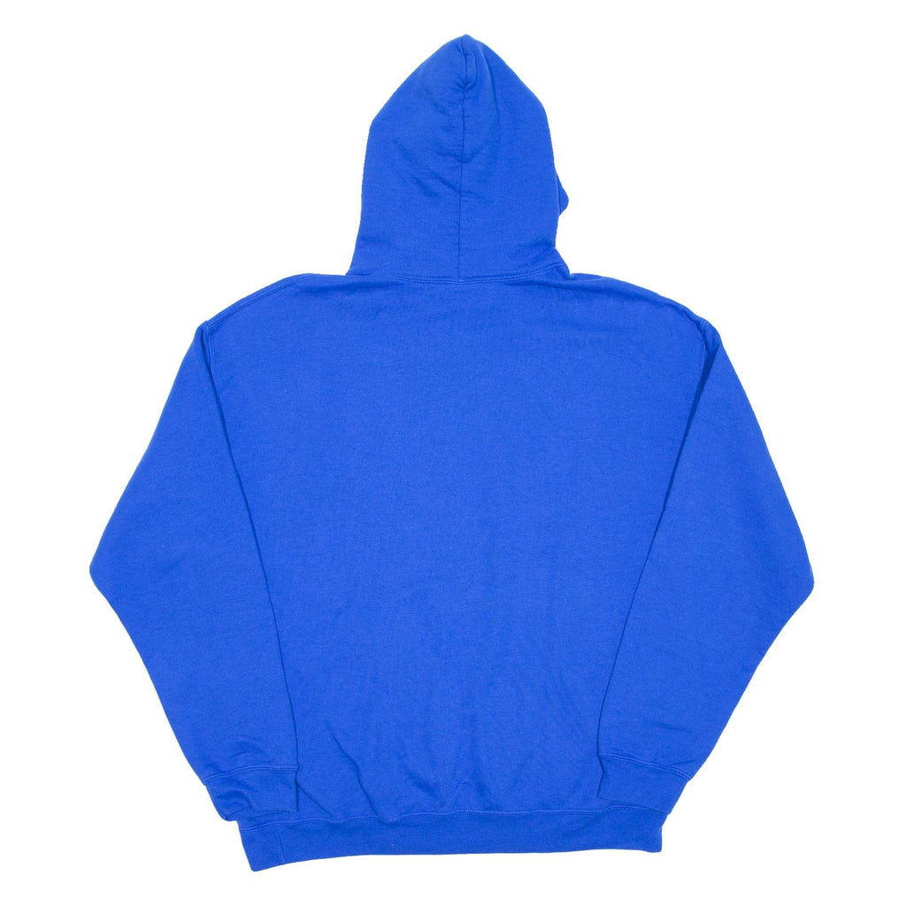 GILDAN Mens Blue Hoodie L
