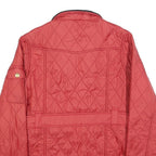 BARBOUR INTERNATIONAL Girls Red Quilted Jacket 14-15Y Polyester Zip