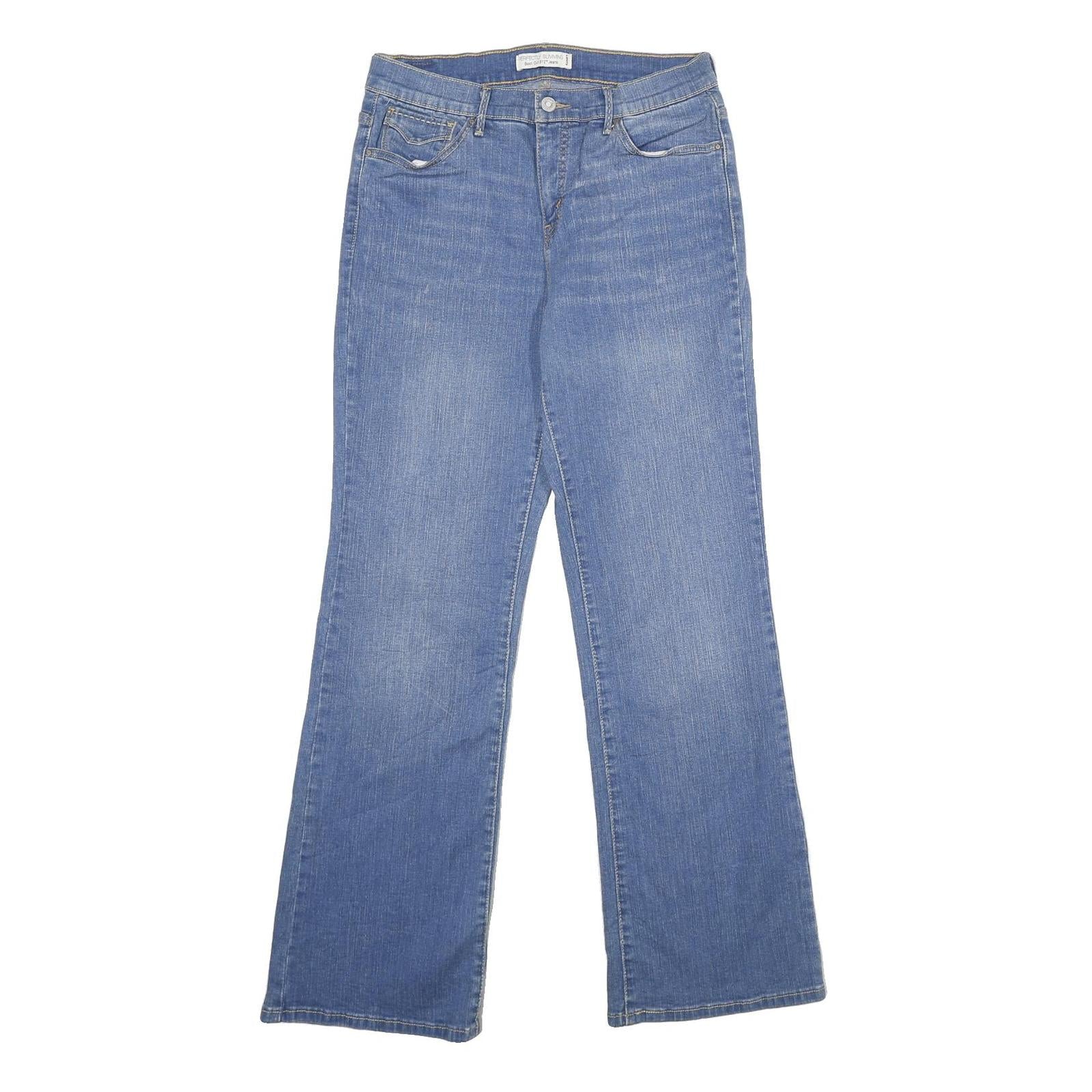 LEVI'S Perfectly Slimming 512 Womens Jeans Blue Slim Bootcut Denim Medium W28