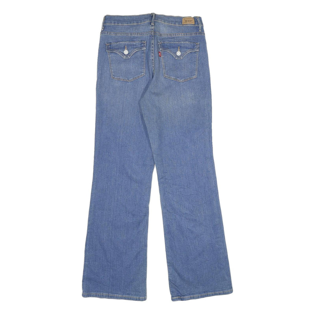 LEVI'S Perfectly Slimming 512 Womens Jeans Blue Slim Bootcut Denim Medium W28