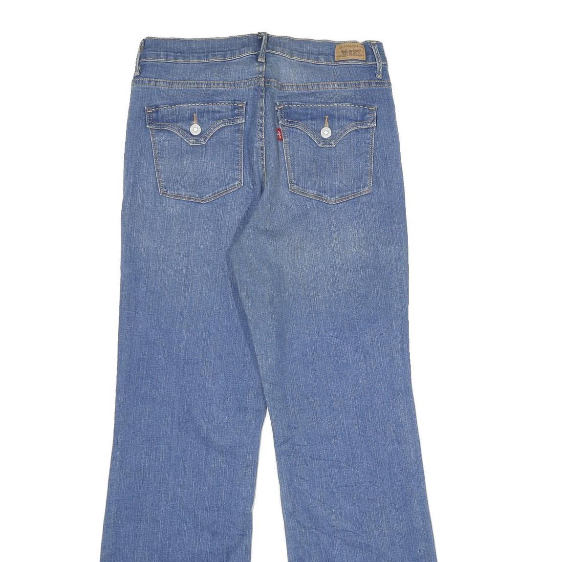 LEVI'S Perfectly Slimming 512 Womens Jeans Blue Slim Bootcut Denim Medium W28