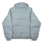 HELLY HANSEN Womens Grey & Black Puffer Jacket L Polyester Blend Warm Outdoor