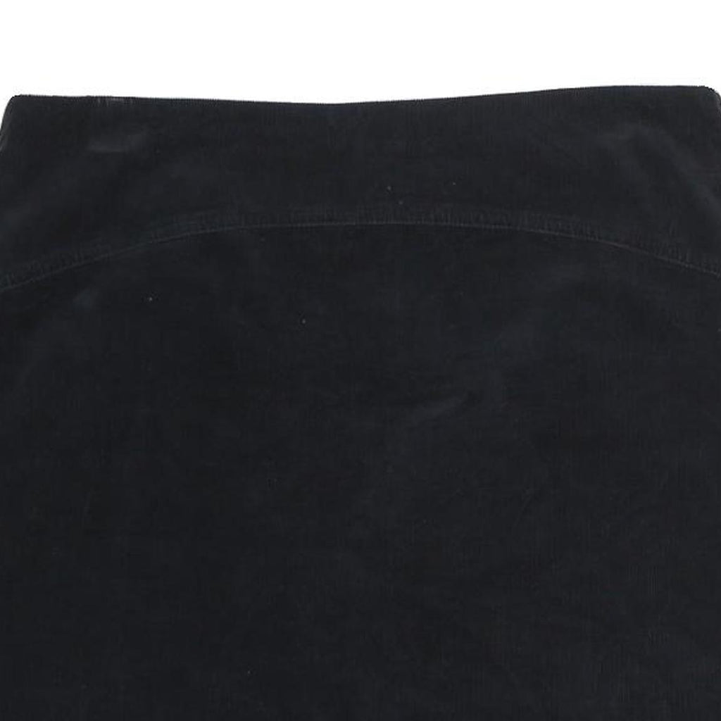 TOMMY HILFIGER Womens Black Mini Cotton Blend Skirt UK 10 Classic Pre Loved