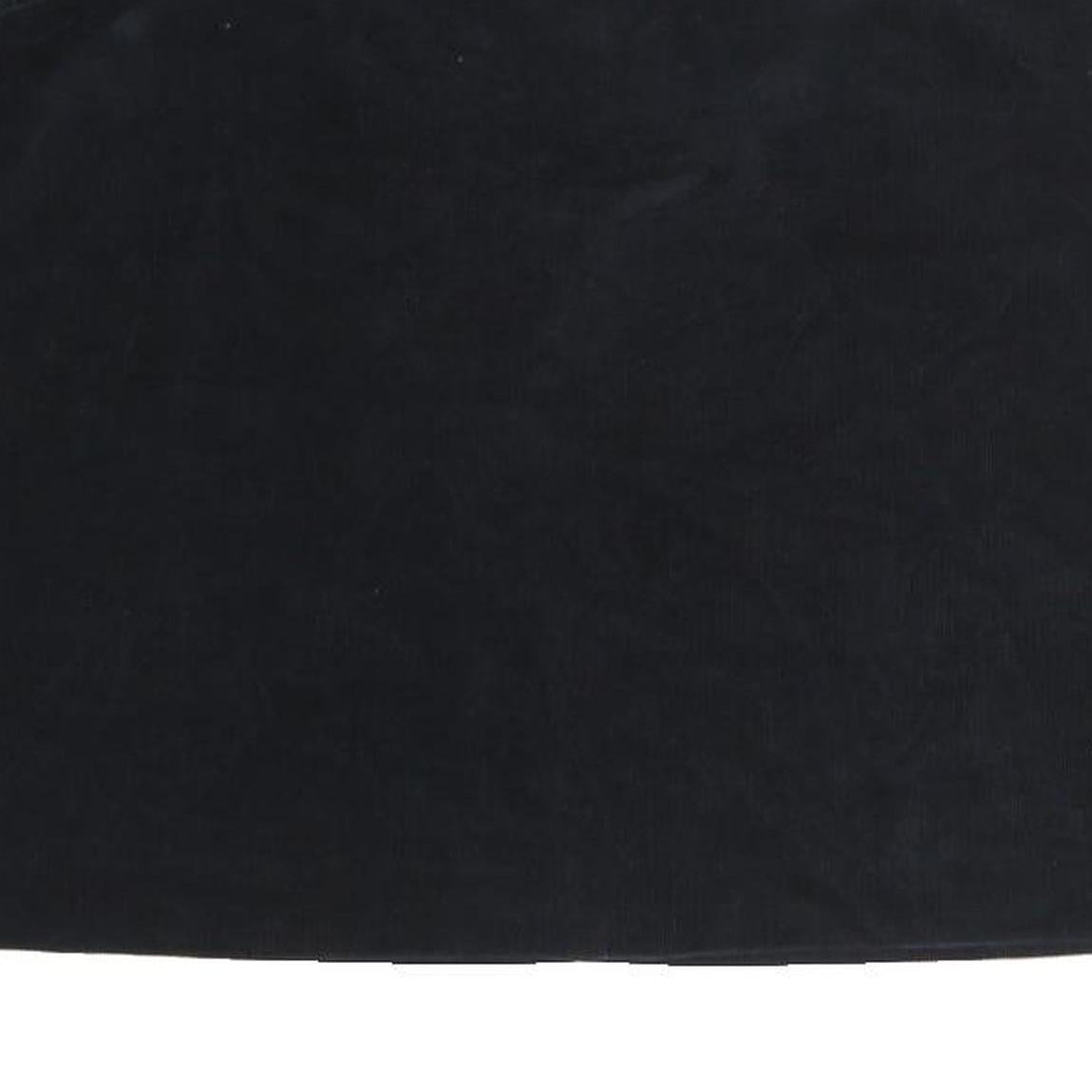 TOMMY HILFIGER Womens Black Mini Cotton Blend Skirt UK 10 Classic Pre Loved