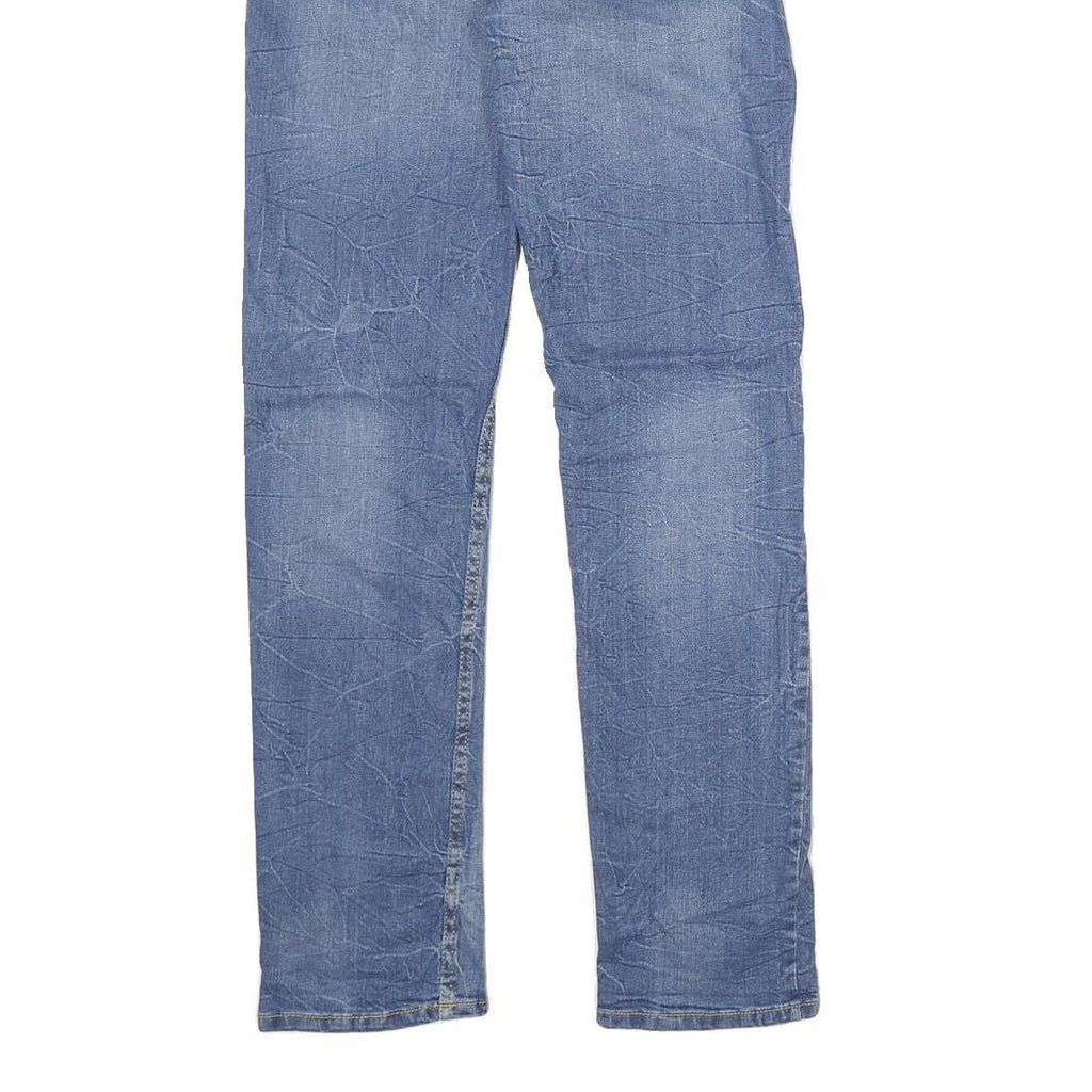 LEVI'S 502 Womens Jeans Blue Regular Straight Denim Medium W30 L32 Classic Fit