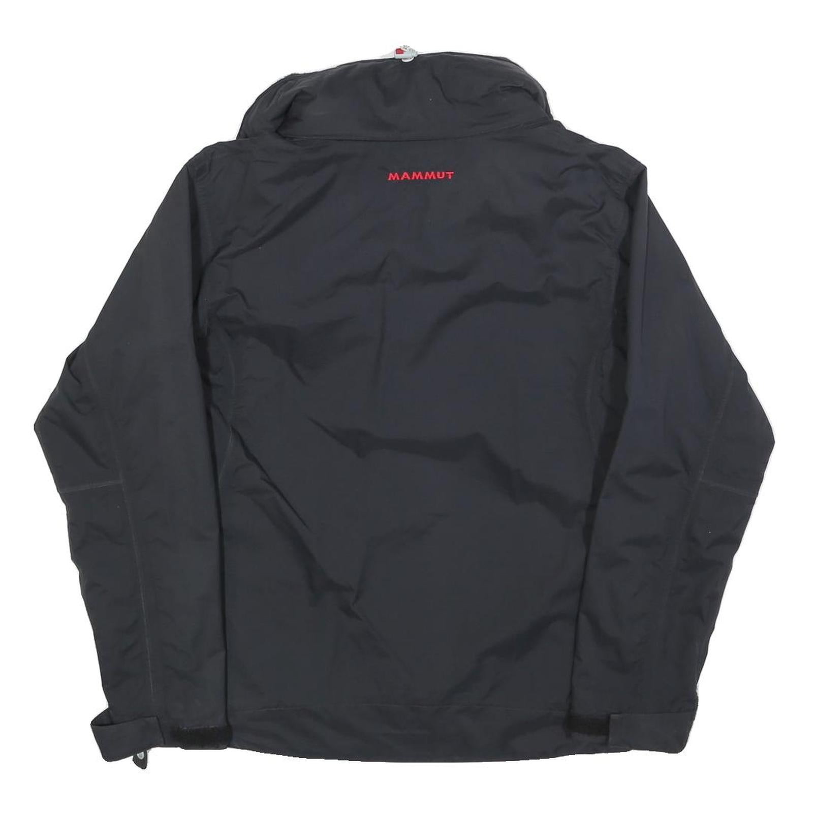 MAMMUT Womens Black Polyester Blend Jacket XS Drytech Zip Outdoor Waterproof