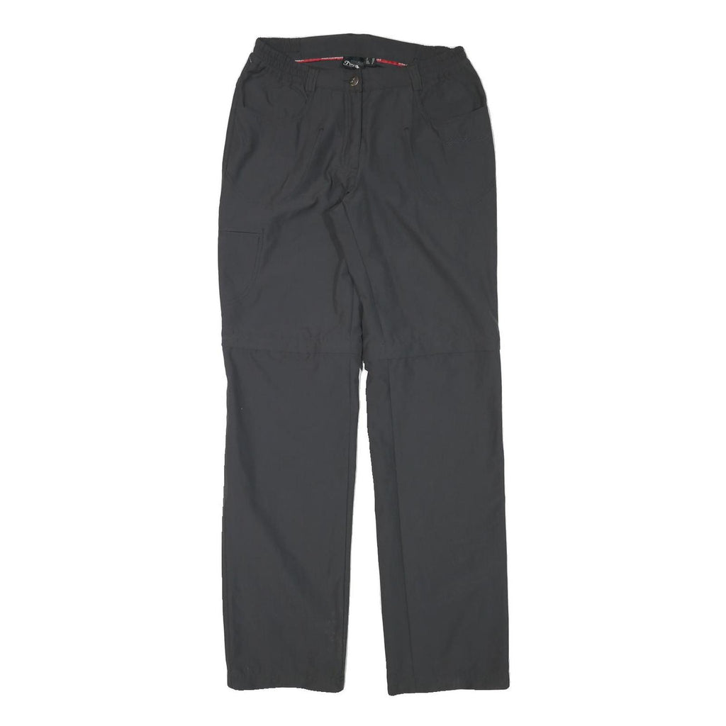 HIGH COLORADO Womens Polyester Blend Black Regular Fit Straight Trousers W29 L33