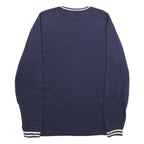 POLO RALPH LAUREN Mens Navy Crew Neck L Cotton Blend Sweatshirt