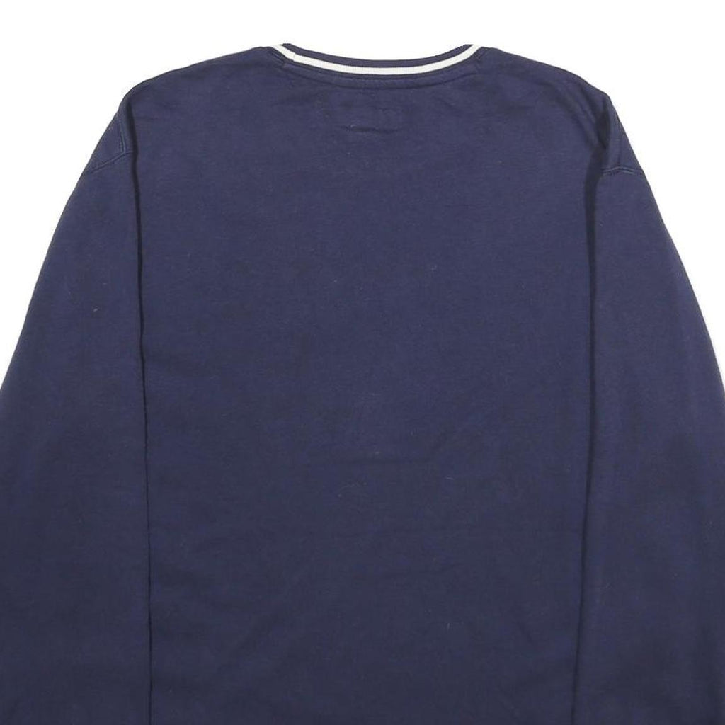 POLO RALPH LAUREN Mens Navy Crew Neck L Cotton Blend Sweatshirt