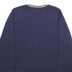 POLO RALPH LAUREN Mens Navy Crew Neck L Cotton Blend Sweatshirt