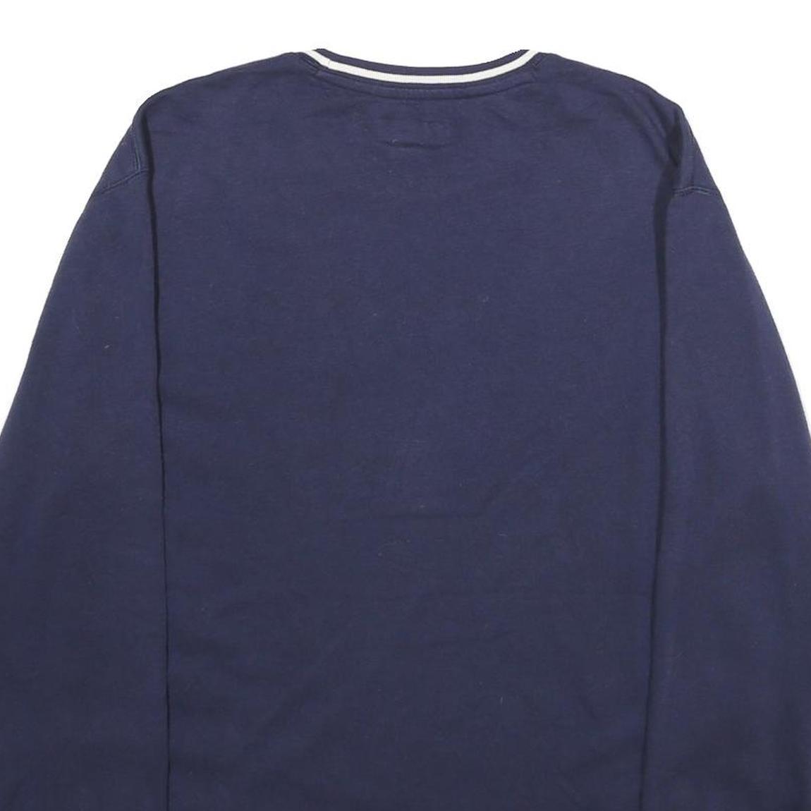 POLO RALPH LAUREN Mens Navy Crew Neck L Cotton Blend Sweatshirt
