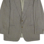 MONTENEGRO Mens Grey Wool Tailored Jacket XL Woven Button Up Classic Formal