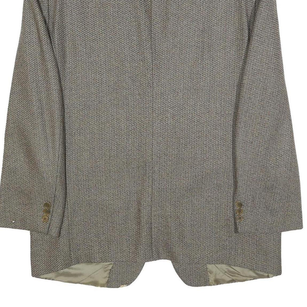 MONTENEGRO Mens Grey Wool Tailored Jacket XL Woven Button Up Classic Formal