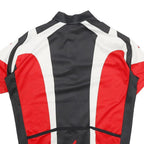 SPECIALISED Mens Black & Red Graphic T-Shirt M Short Sleeve 1/4 Zip Cycling