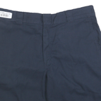 DICKIES Mens Shorts Navy Blue Casual L W36 Workwear Cotton Blend Comfortable