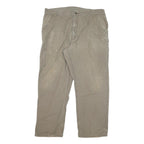 CARHARTT Mens Cotton Blend Beige Relaxed Straight Trousers W40 L29 Workwear