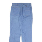 WRANGLER Mens Jeans Blue Regular Straight Denim Light W32 L32 Zip Cotton Blend