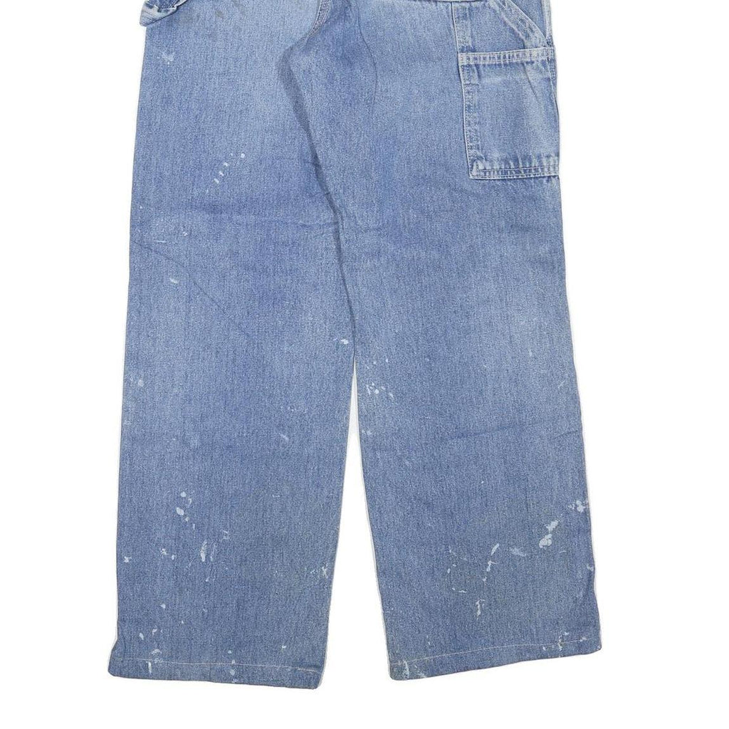 CARHARTT Womens Blue Regular Fit Straight Denim Light Wash W30 L29 Workwear