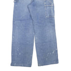 CARHARTT Womens Blue Regular Fit Straight Denim Light Wash W30 L29 Workwear