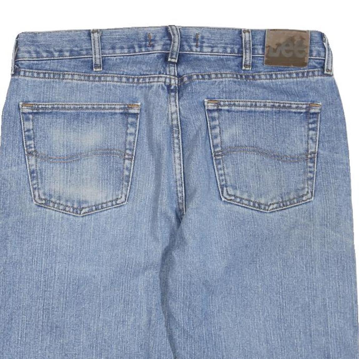 LEE Mens Denim Blue Classic Regular L W36 Cotton Blend Shorts