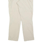 ICEPEAK Womens Beige Regular Trousers W32 L30 Polyester Blend Zip Casual Outdoor