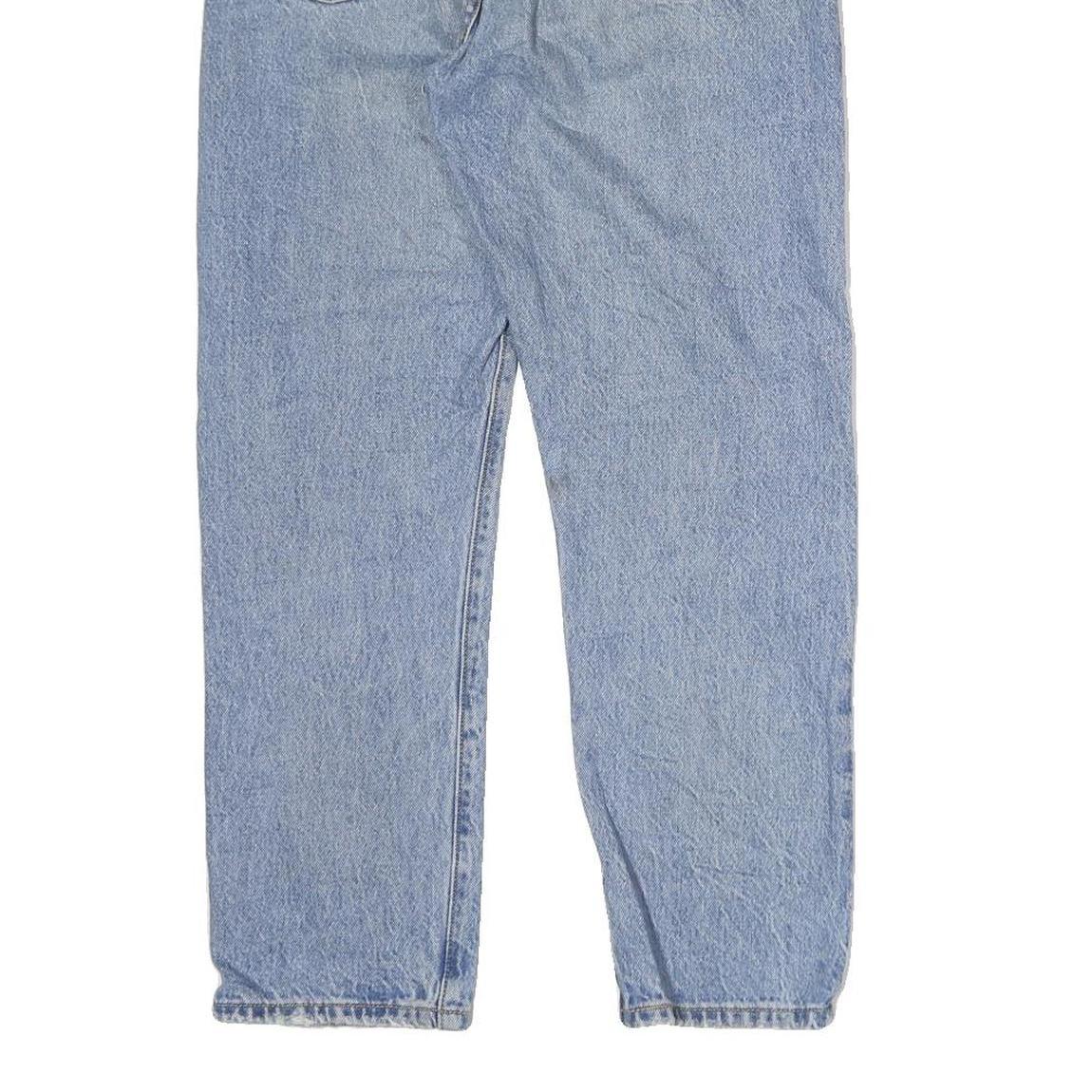 LEVI'S 501 Mens Jeans Light Blue Regular Straight Denim W28 L29 Classic Button