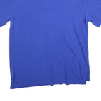 TOMMY HILFIGER Mens Blue Polo Shirt XL Cotton Blend Short Sleeve Basic Collar