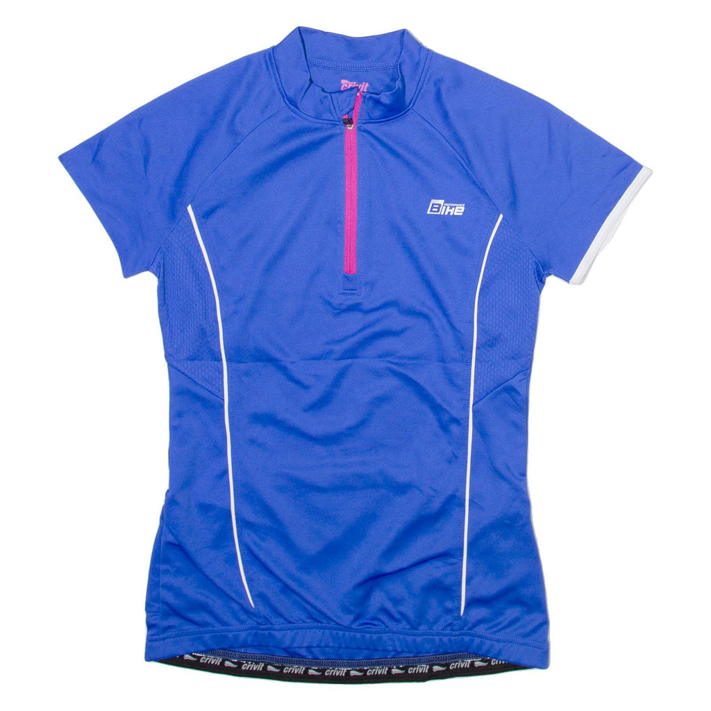 CRIVIT Womens Jersey Blue 1/4 Zip S