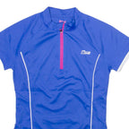 CRIVIT Womens Jersey Blue 1/4 Zip S
