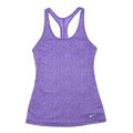 NIKE Womens Purple Printed Sports Vest Racer Back S Activewear