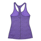 NIKE Womens Purple Printed Sports Vest Racer Back S Activewear