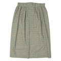 Womens A-Line Skirt Grey Knee Length Check M