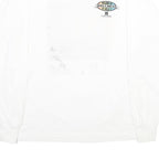 MURINA'S BEST Mens White XL Long Sleeve Crew Neck Wellness Print T-Shirt