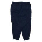 TOMMY HILFIGER Cargo Womens Trousers Blue Regular Tapered W35 L24