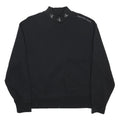 CALVIN KLEIN JEANS Womens Black High Neck L Sweatshirt Cotton Blend Logo
