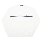 NAUTICA Mens Jumper White Tight Knit XL